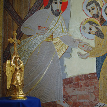 Visita del Angel de Aralar a la Domus Peralta