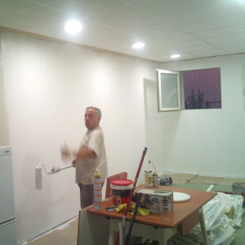 Pintado de toda la casa de espiritualidad